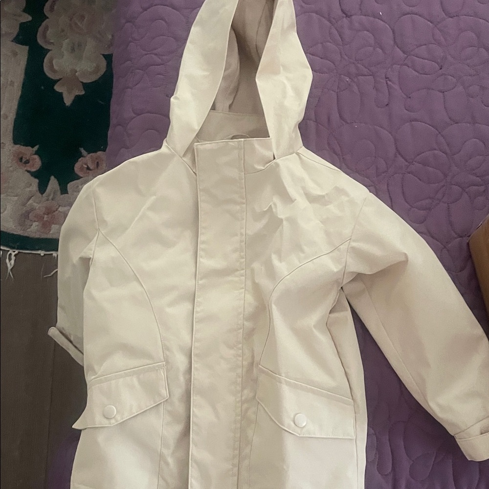 Cat & Jack Cream Raincoat for Kids